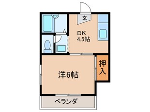 ハ－トレ－の物件間取画像